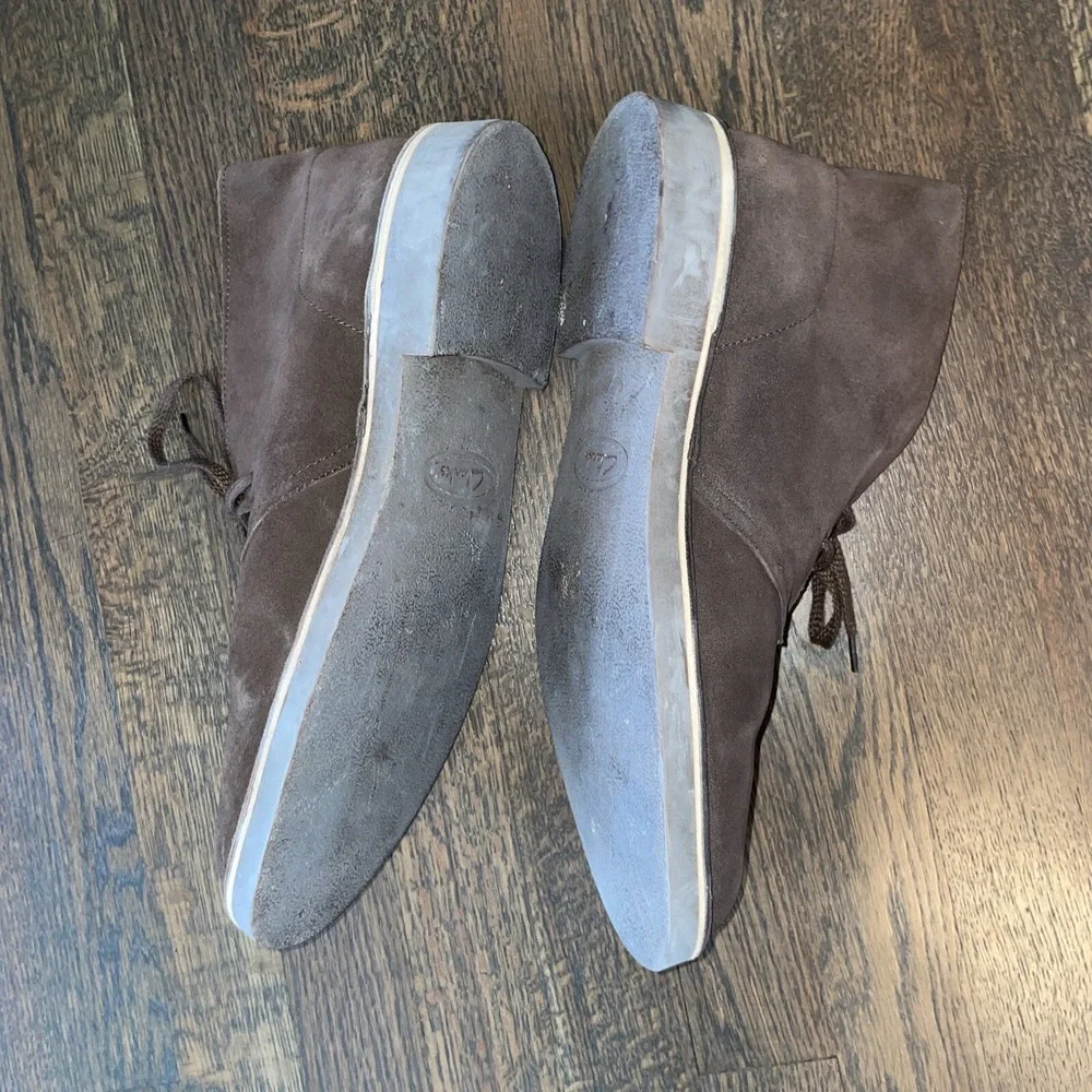 Clarks Bushacre 2‎ Suede Chukka Boots 26082289 Men's Size 12 M Chocolate Brown